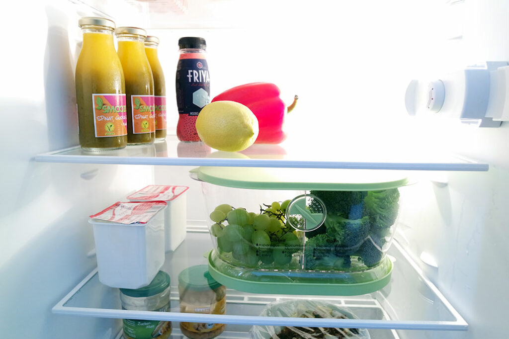 Kühlschrank Smoothie gesund Brokkoli