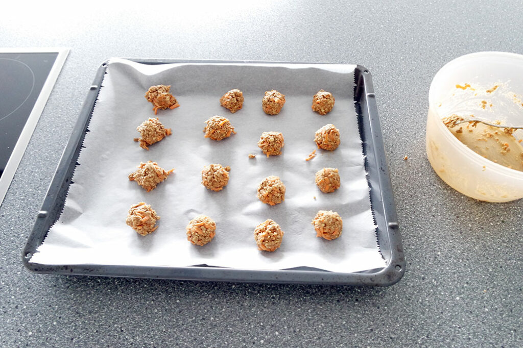 Möhren haferflocken kekse gesund clean eating snack rezept blog