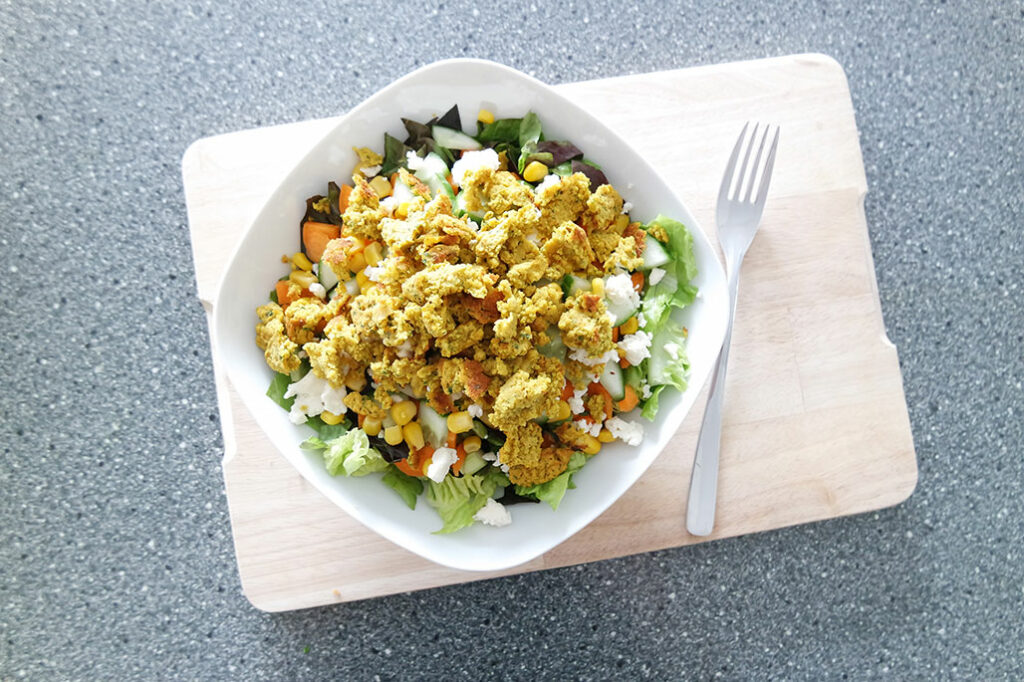 kitchenaid salat kichererbsen clean eating blog rezept