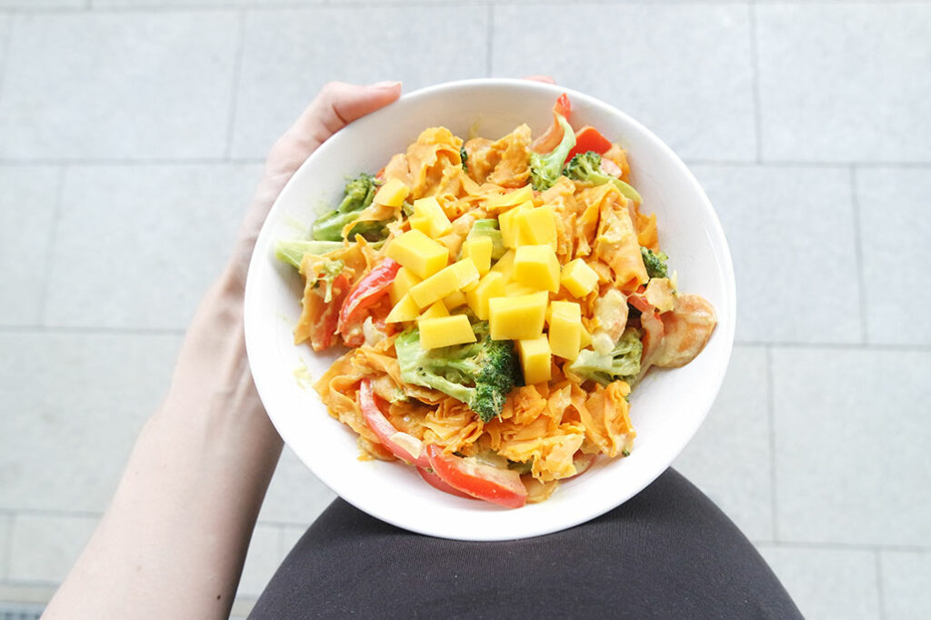 thai süßkartoffel schale gesund clean eating blog rezept