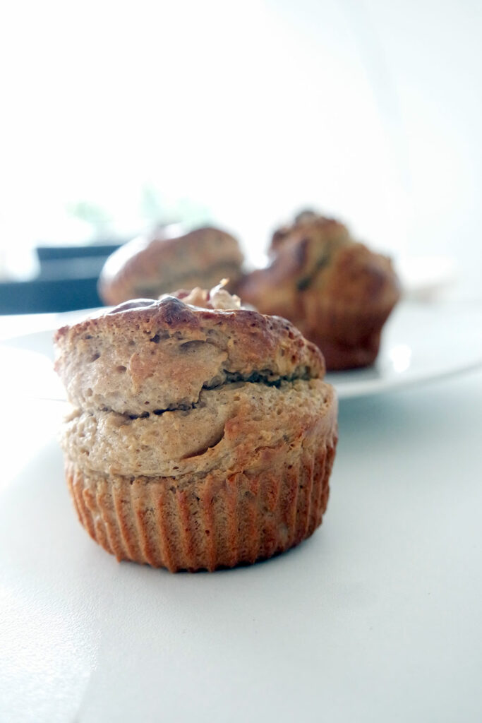 bananen erdnuss muffins gesund snack blog clean eating