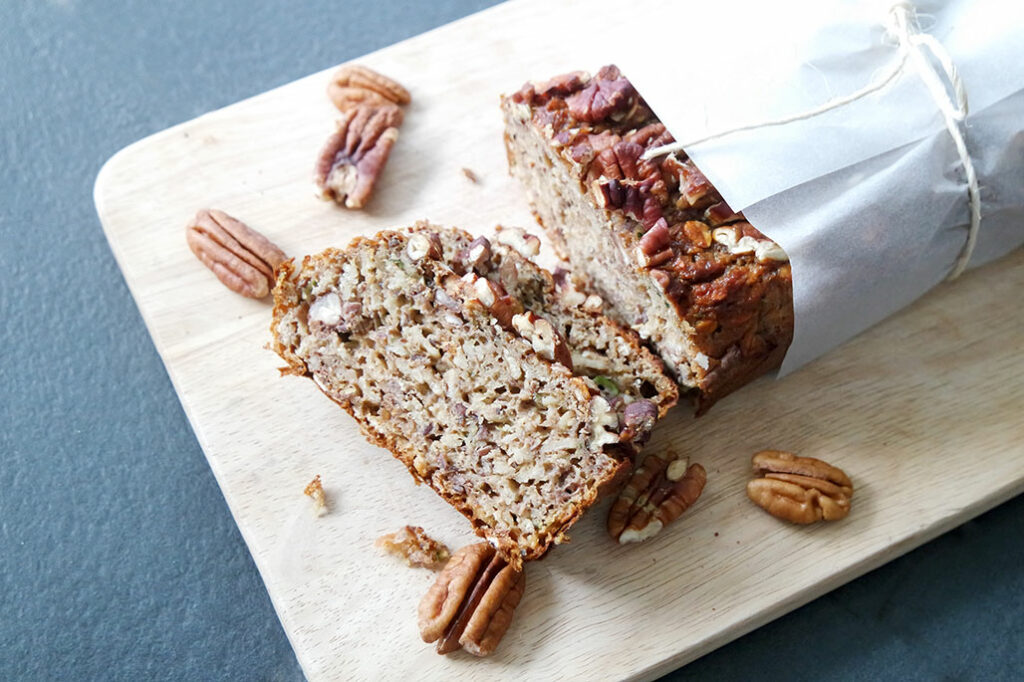 frühstück Bananen zucchini muss Brot clean eating gesund ohne zucker blog
