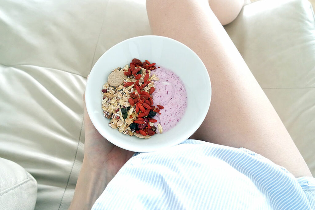 berryboost recruit clean eating blog rezept gesund snack skyr