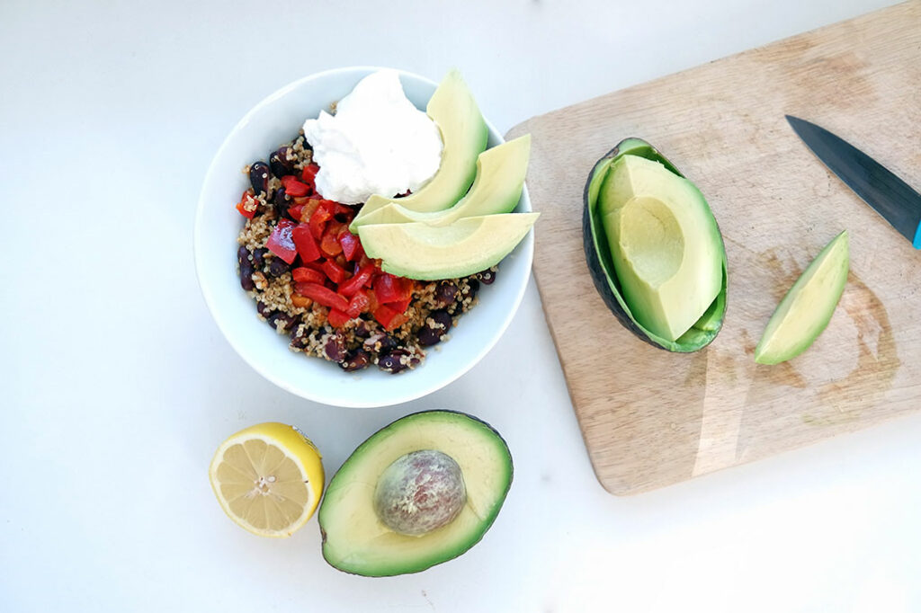 quinoa shale bowl gesund clean eating blog