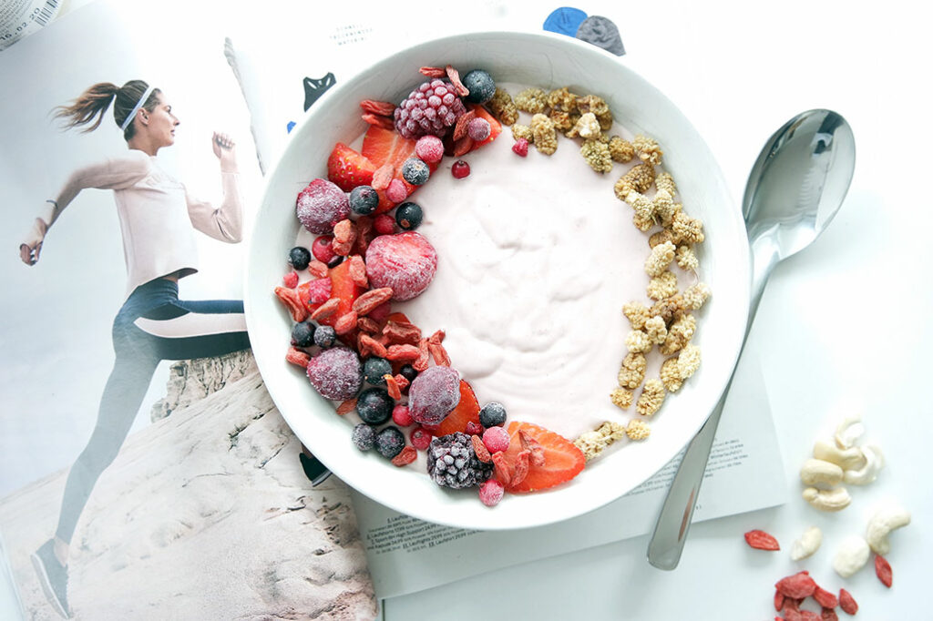 clean eating gesunde smoothie bowl snack blog