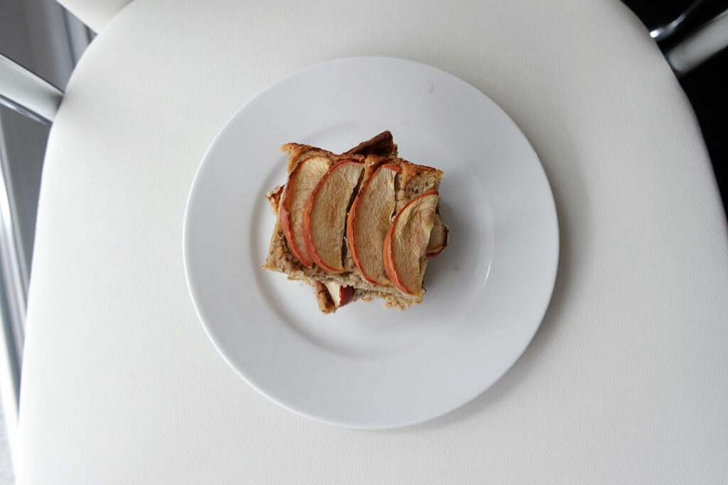 schnelle und saftige Apfelkuchen gesund clean eating blog rezept