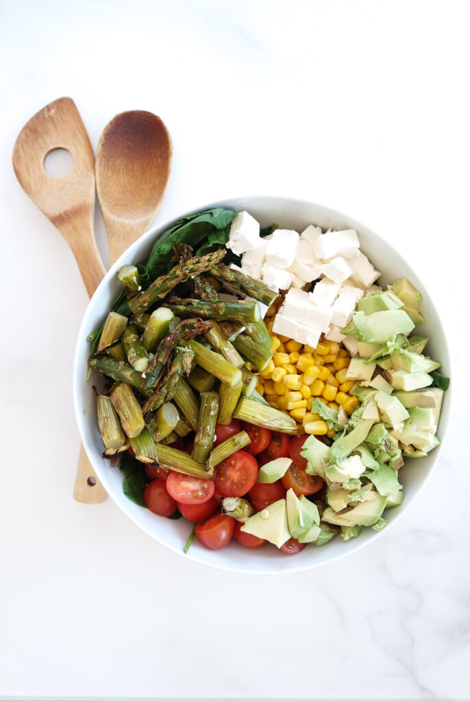 grüner Spargel Salat clean eating blog Rezepte