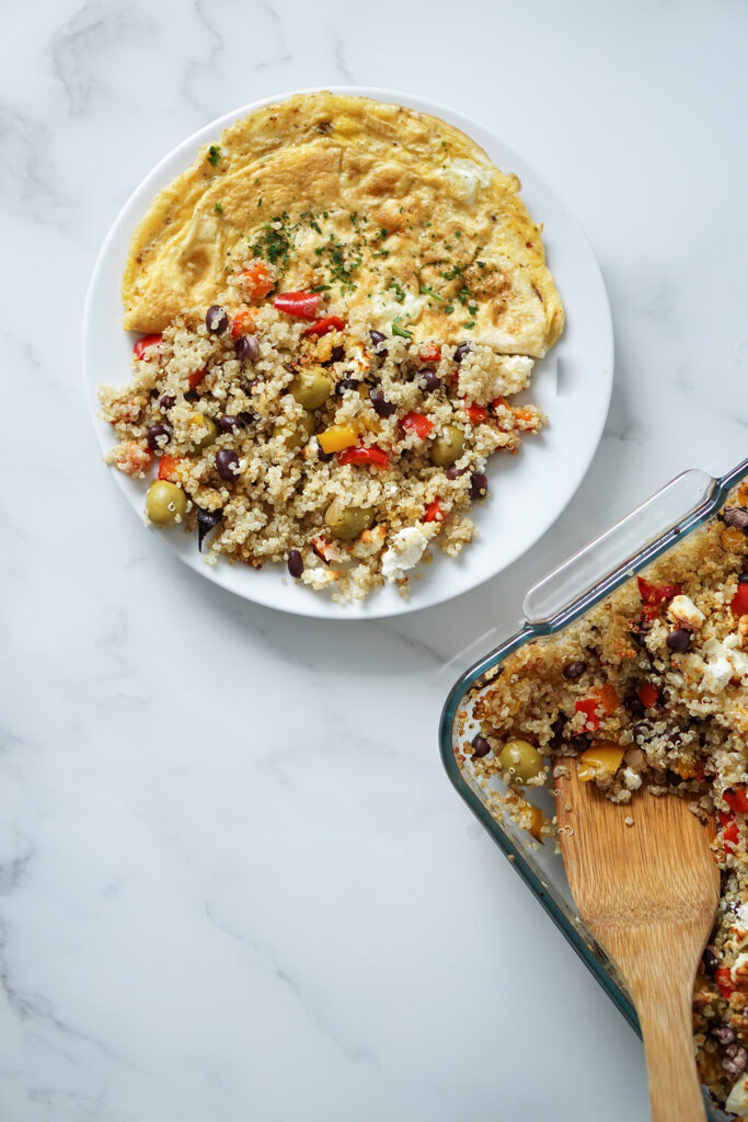 Mediterran Gebackenes Quinoa