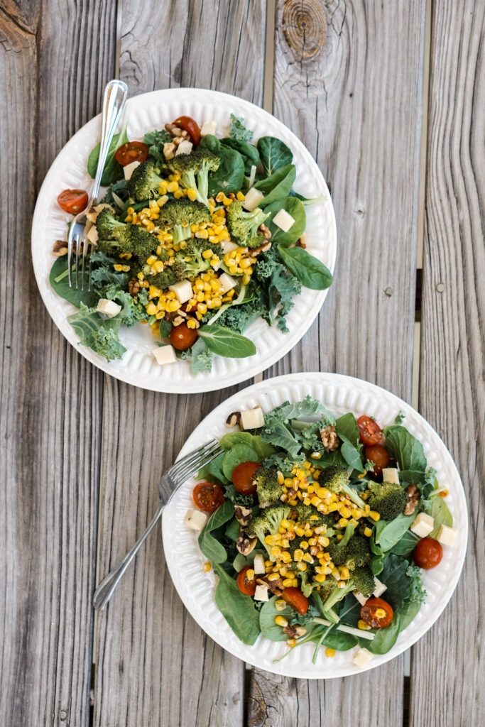 gerösteter Brokkoli salat lecker gesund rezept blog 