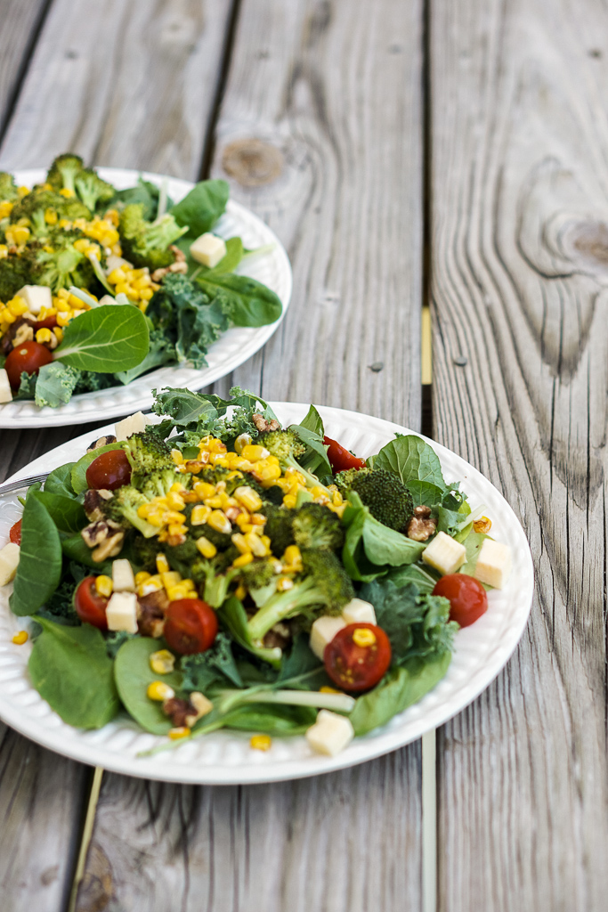gerösteter Brokkoli salat lecker gesund rezept blog