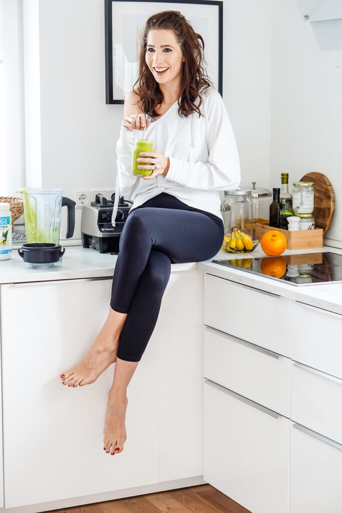 grüner smoothie gesund cremig rezept