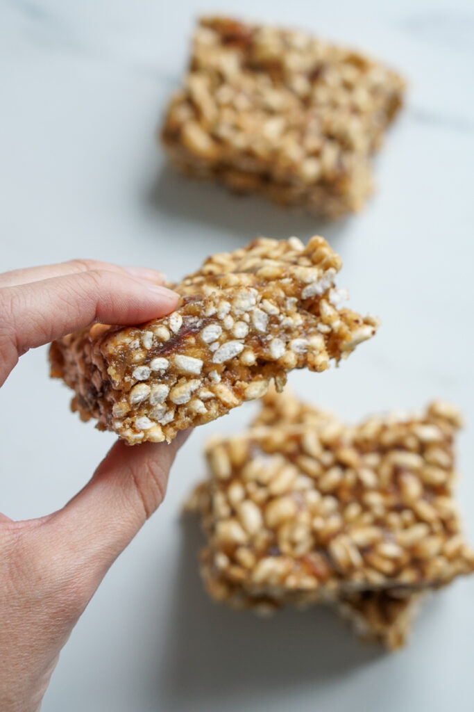 clean eating gesunde snacks Rice Krispie treats