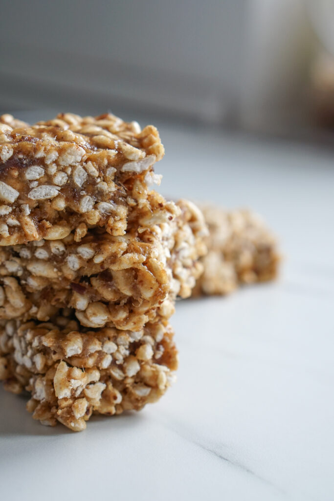clean eating gesunde snacks Rice Krispie treats