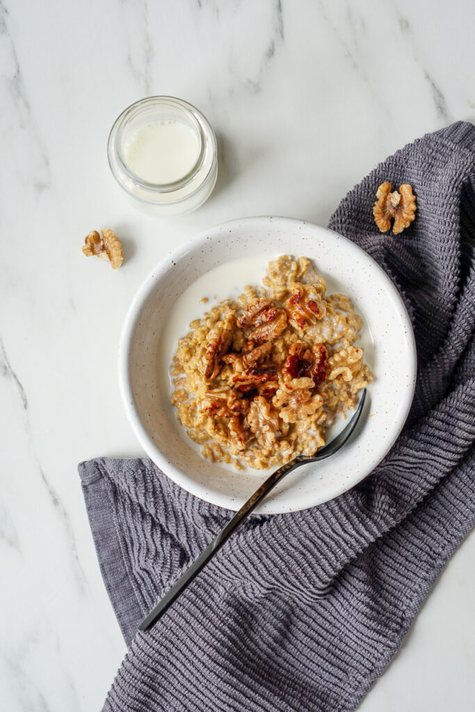 kürbis oatmeal rezept