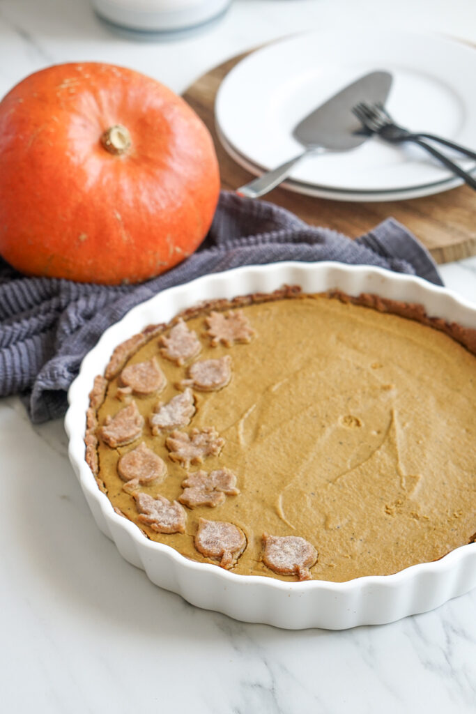 kürbiskuchen pumpkin Pie gesundes rezept backen clean eating