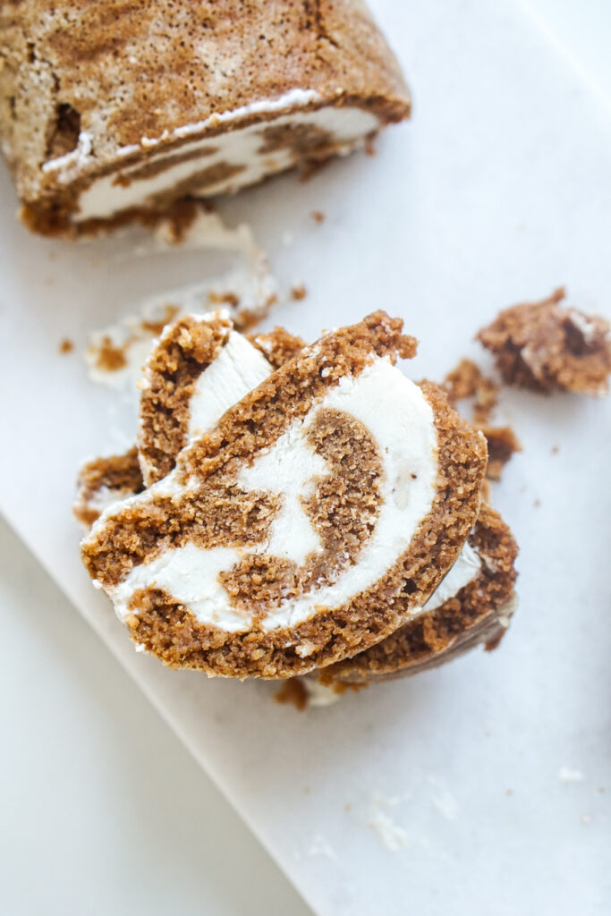 kürbisrolle gesund backen ohne Zucker